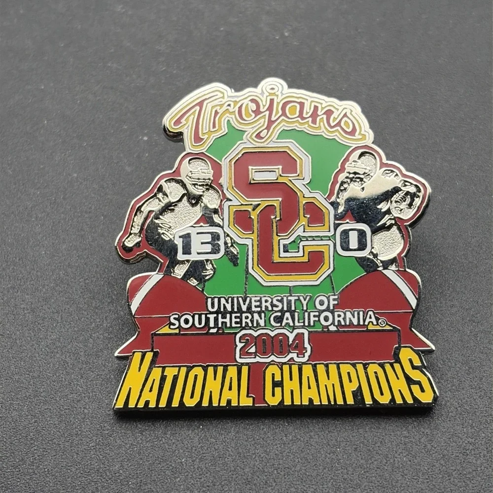 University of Southern California USC Football 2004 National Champions Lapel Pin